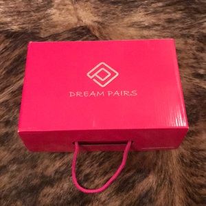 Silver Glitter Dress Shoes with block heel